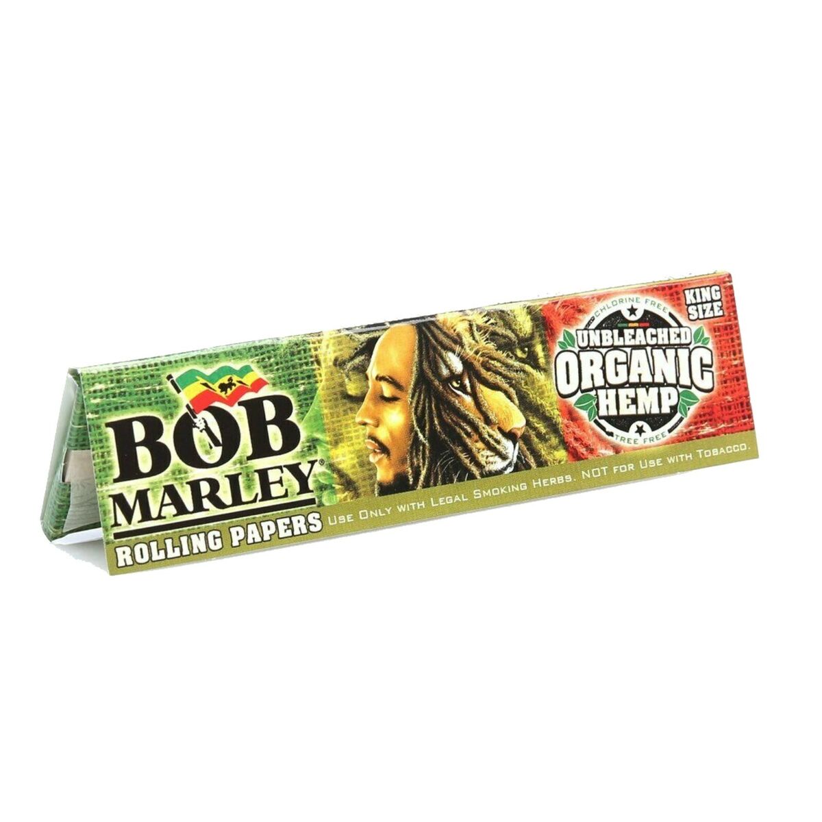 Photograph of product: Bob Marley Organic Hemp Rolling Papers | King Size | 33ct
