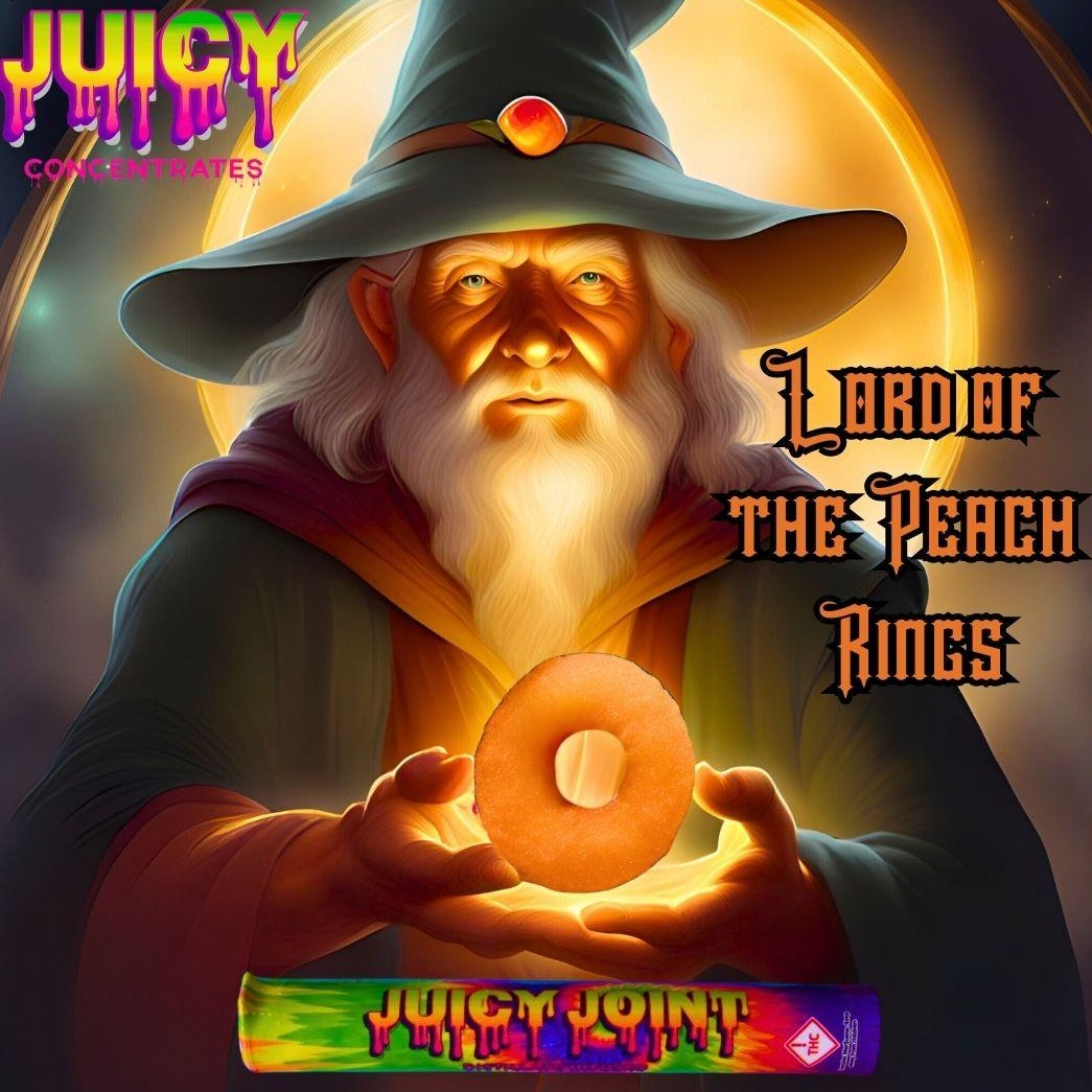 Photograph of product: Lord of The Peach Rings (H) - Infused Pre-Roll - Juicy