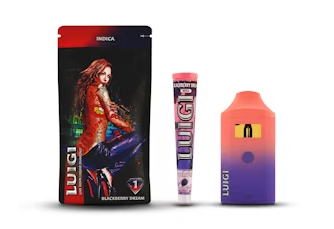 Photograph of product: BLACKBERRY DREAM - 1G AIO VAPE