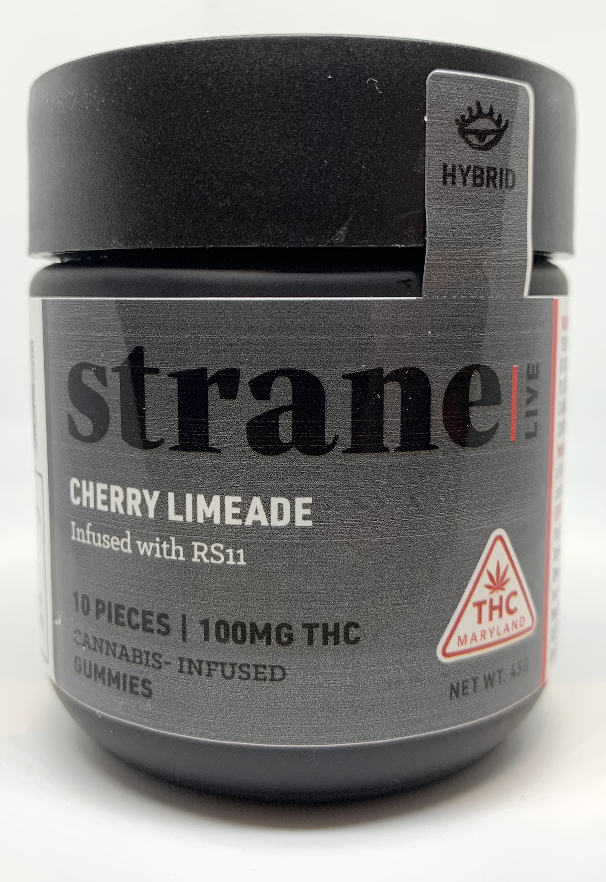 Photograph of Product: Cherry Limeade (RS11 Infused) Live Resin Hybrid [10mg THC] Gummies || Strane