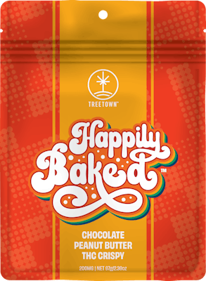 Photograph of product: Tree Town - Chocolate Peanut Butter Crispy - 200mg