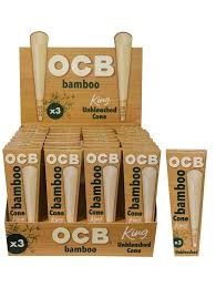 Photograph of product: OCB Cones - Bamboo -70mm