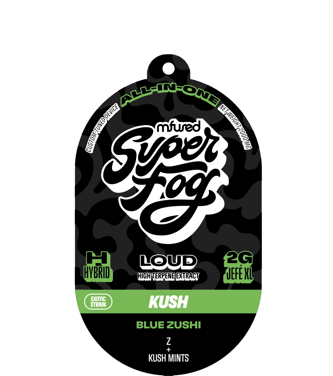 Photograph of product: Super Fog - Blue Zushi Loud