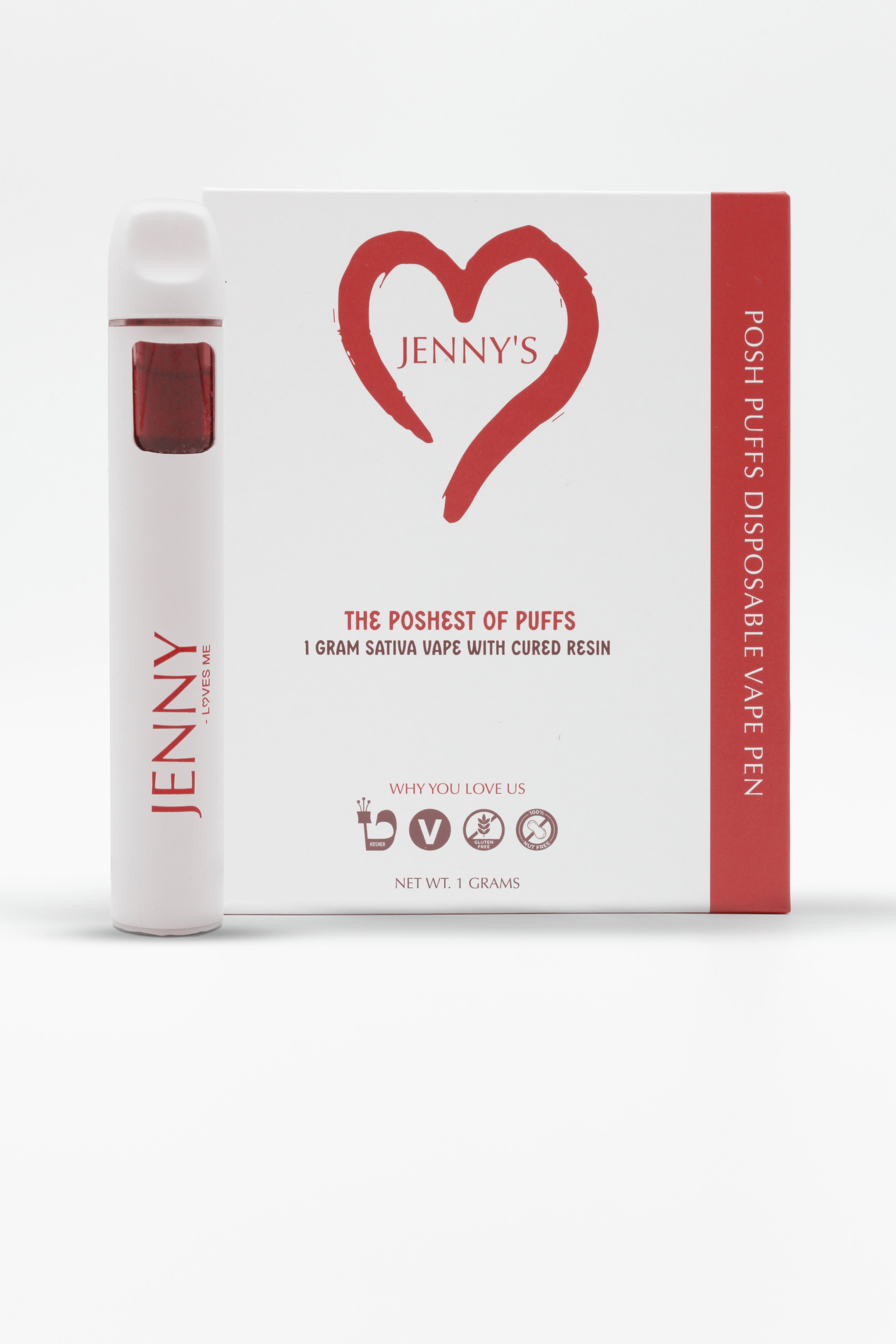 Photograph of product: Jenny's | Pineapple Express | Cured Resin Disposable Vape | 1g