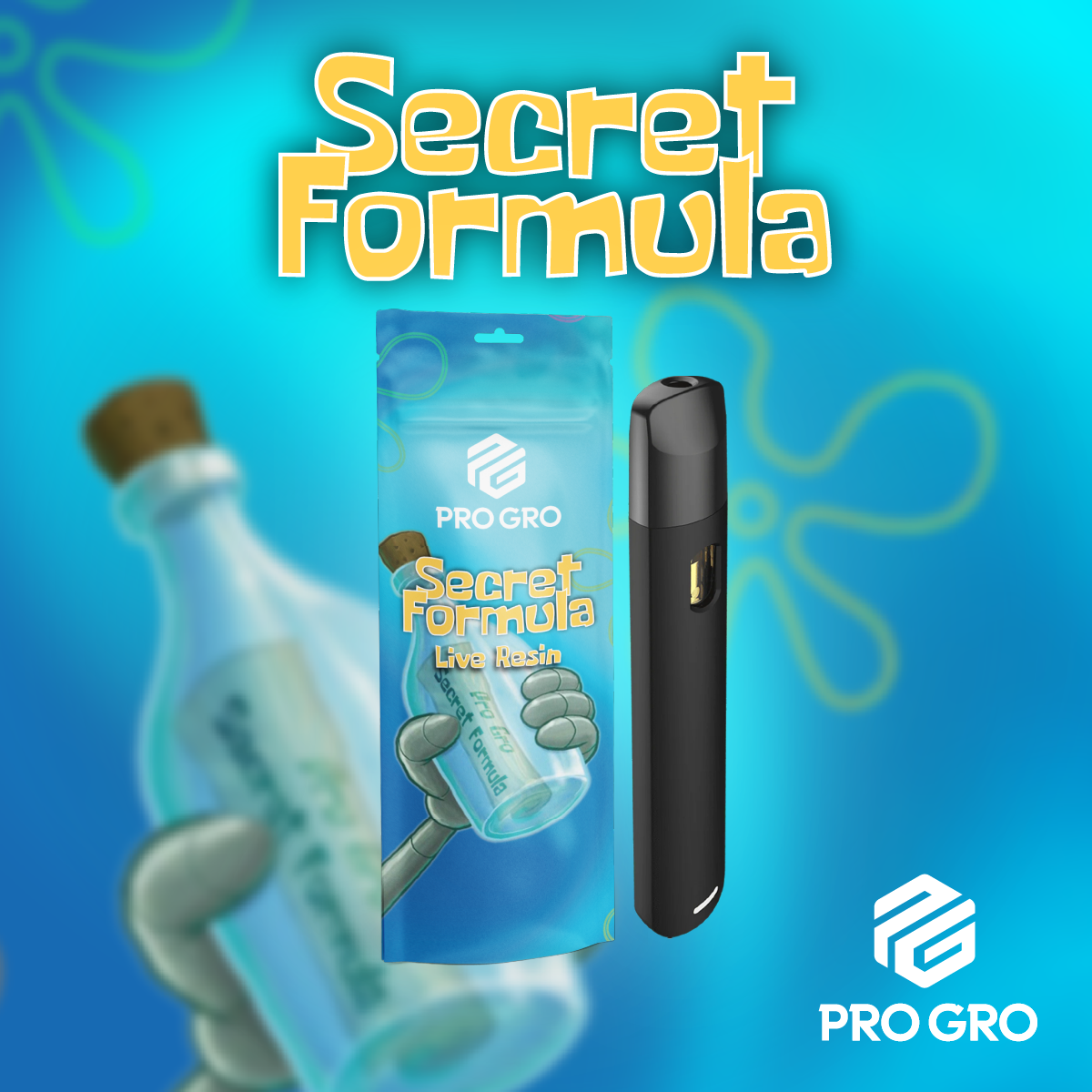 Photograph of product: Pro Gro - Secret Formula - Live Resin Disposable Vape