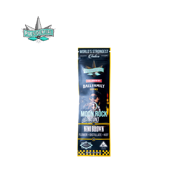 Photograph of product: NINO BROWN MOONROCK INFUSED BLUNT - 1.5 G