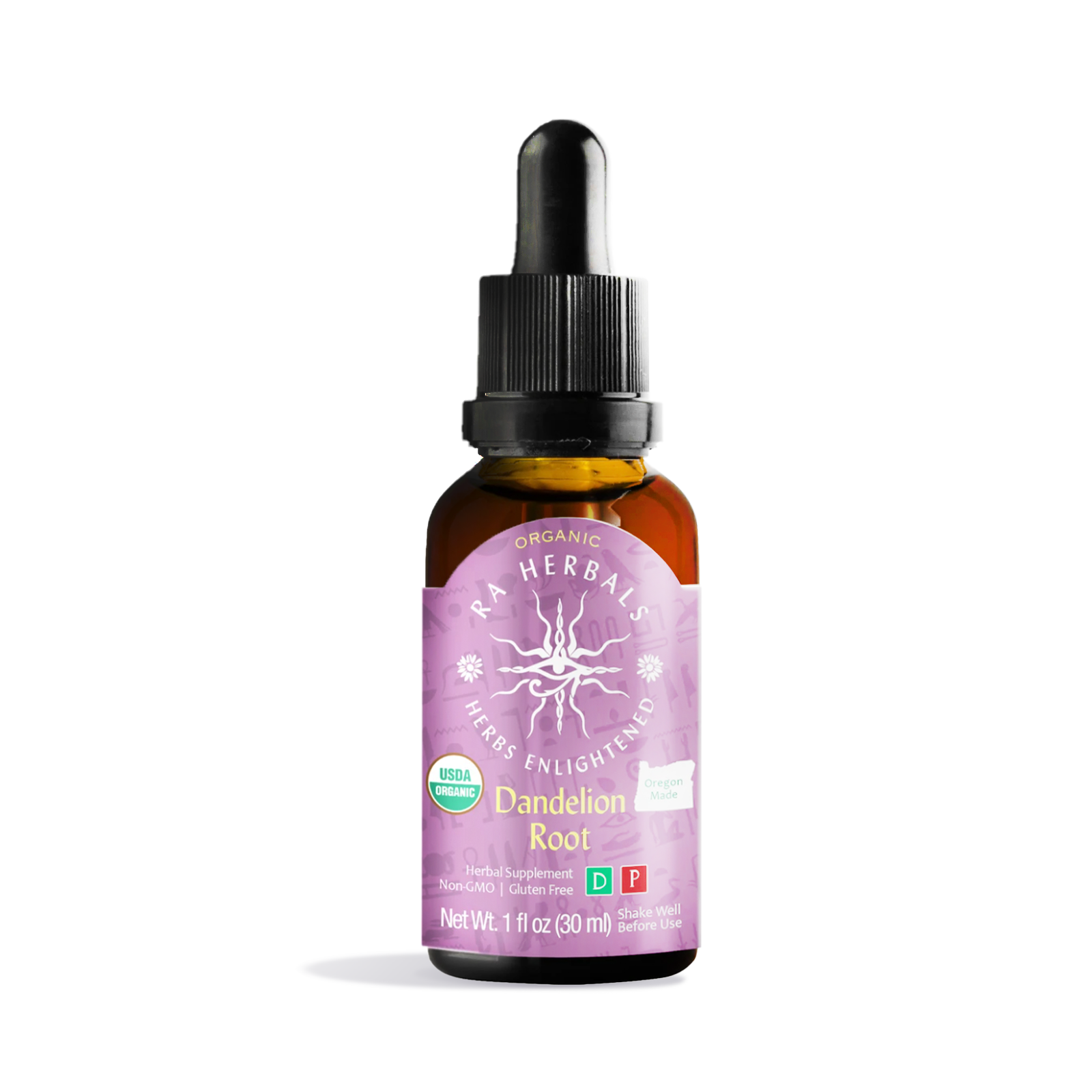 Photograph of product: Ra Herbals Certified Organic Dandelion Root Tincture