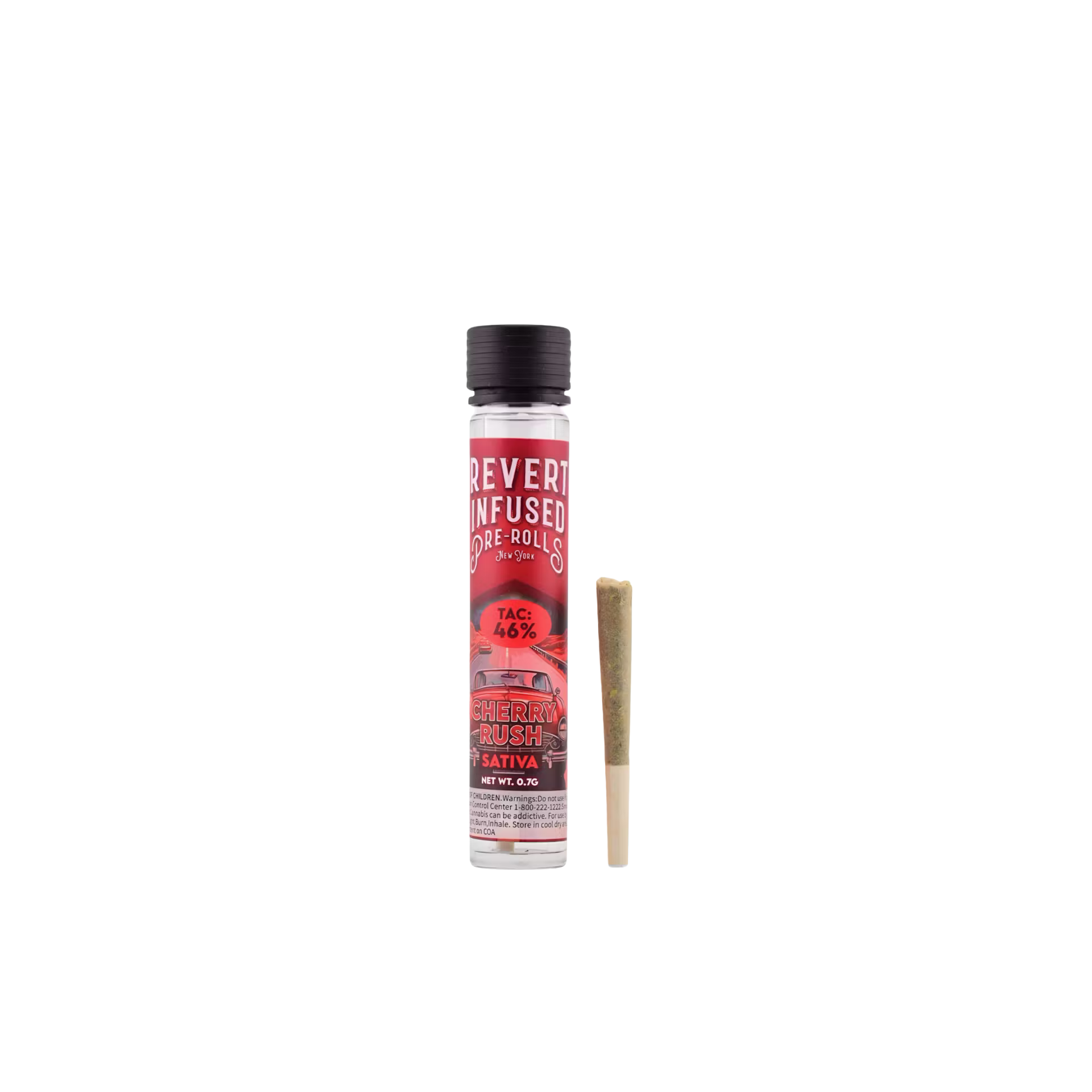 Photograph of product: Revert - Cherry Rush - Infused Pre-roll