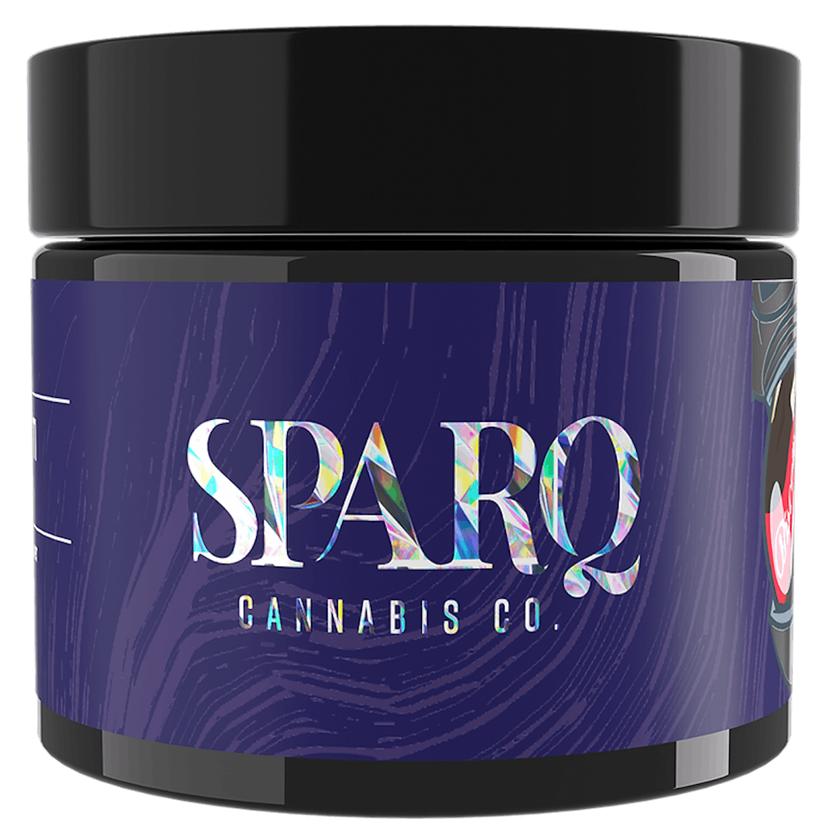 Photograph of product: (Sparq) Grape Syrup Flower (I/H) - 3.5g