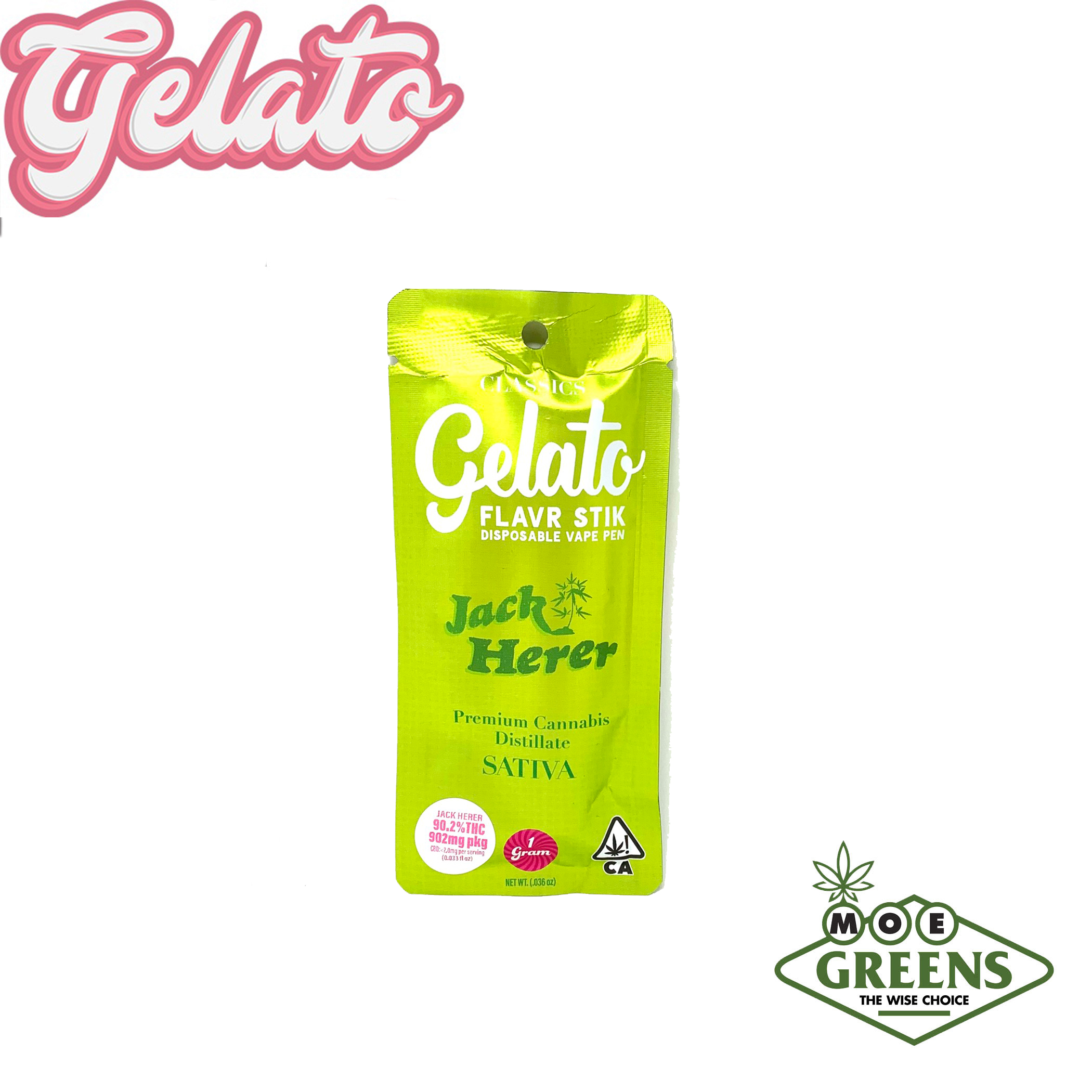 Photograph of product: JACK HERER CLASSICS ALL-IN-ONE