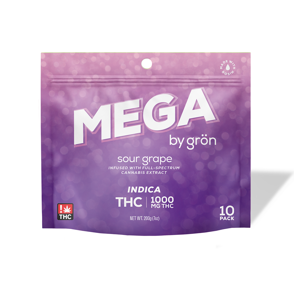 Photograph of product: Grn TH-oui Sour Grape Mega 10 Pack