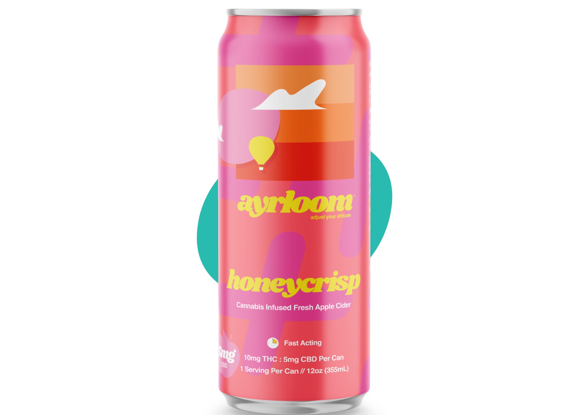 Photograph of product: Ayrloom | Honeycrisp | 2:1 | TH-oui / CBD Infused Apple Cider | Singles
