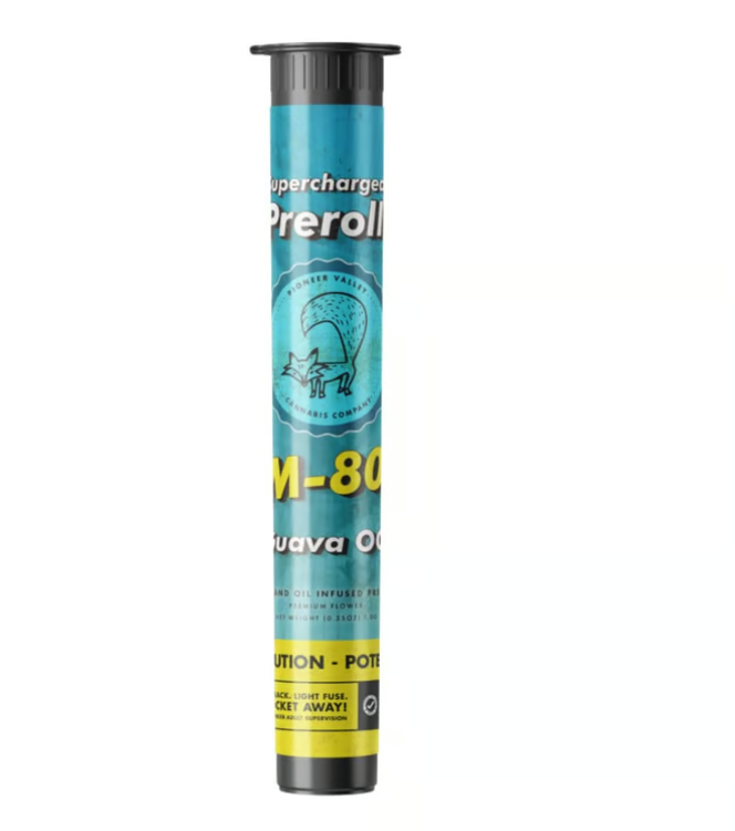 Photograph of product: Guava OG Infused Pre-Roll | 1g - M-80