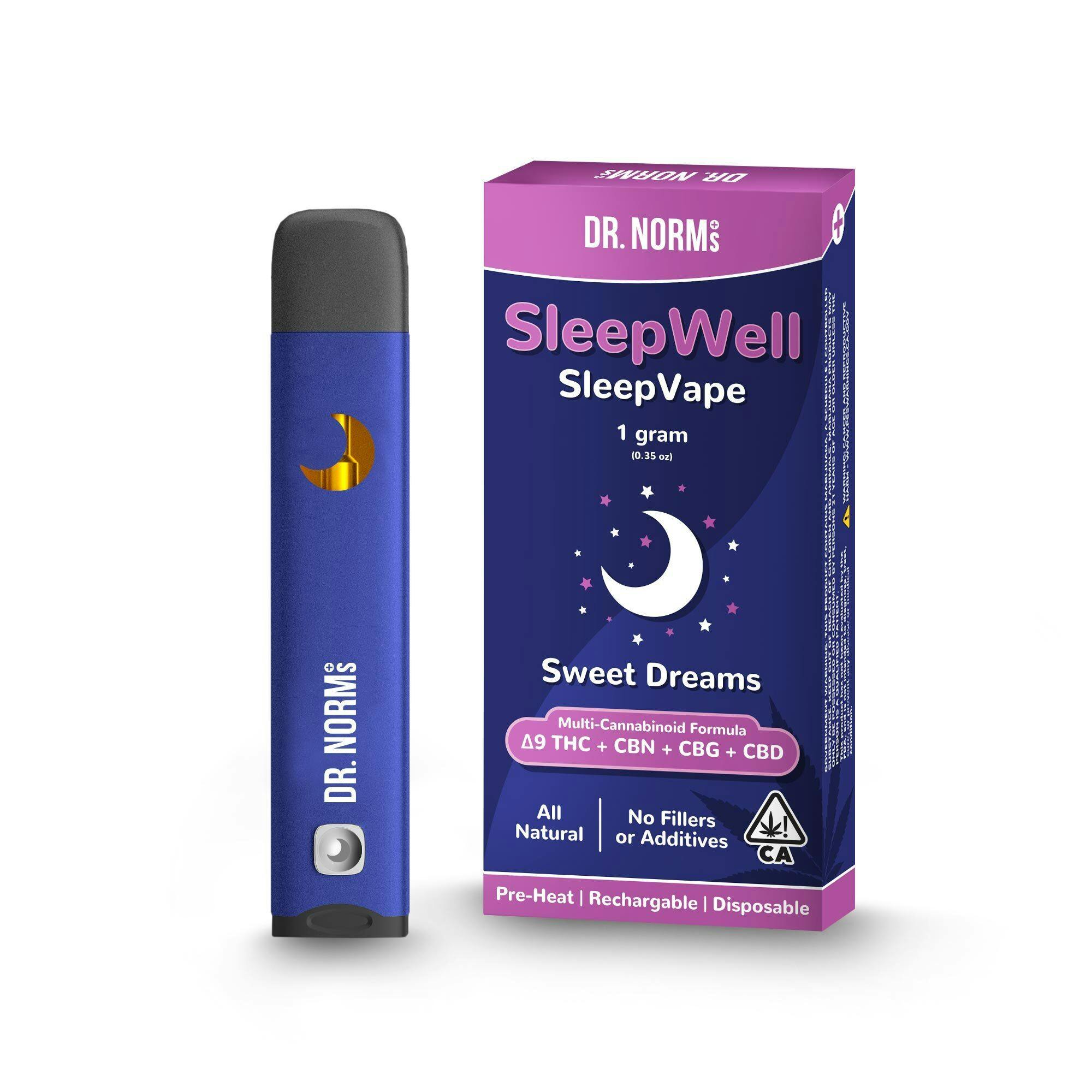 Photograph of product: Dr.Norms - SleepWell - AIO - Oui'd -CBN - CBG -TH-oui
