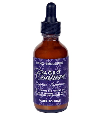 Photograph of product: Agro Couture - Topical Drops 4:1 TH-oui:CBN - Topical