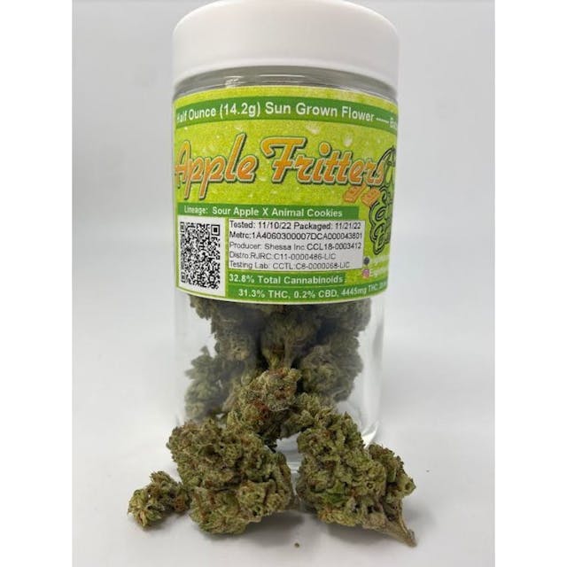 Photograph of product: Apple Fritter | 14g Flower - 