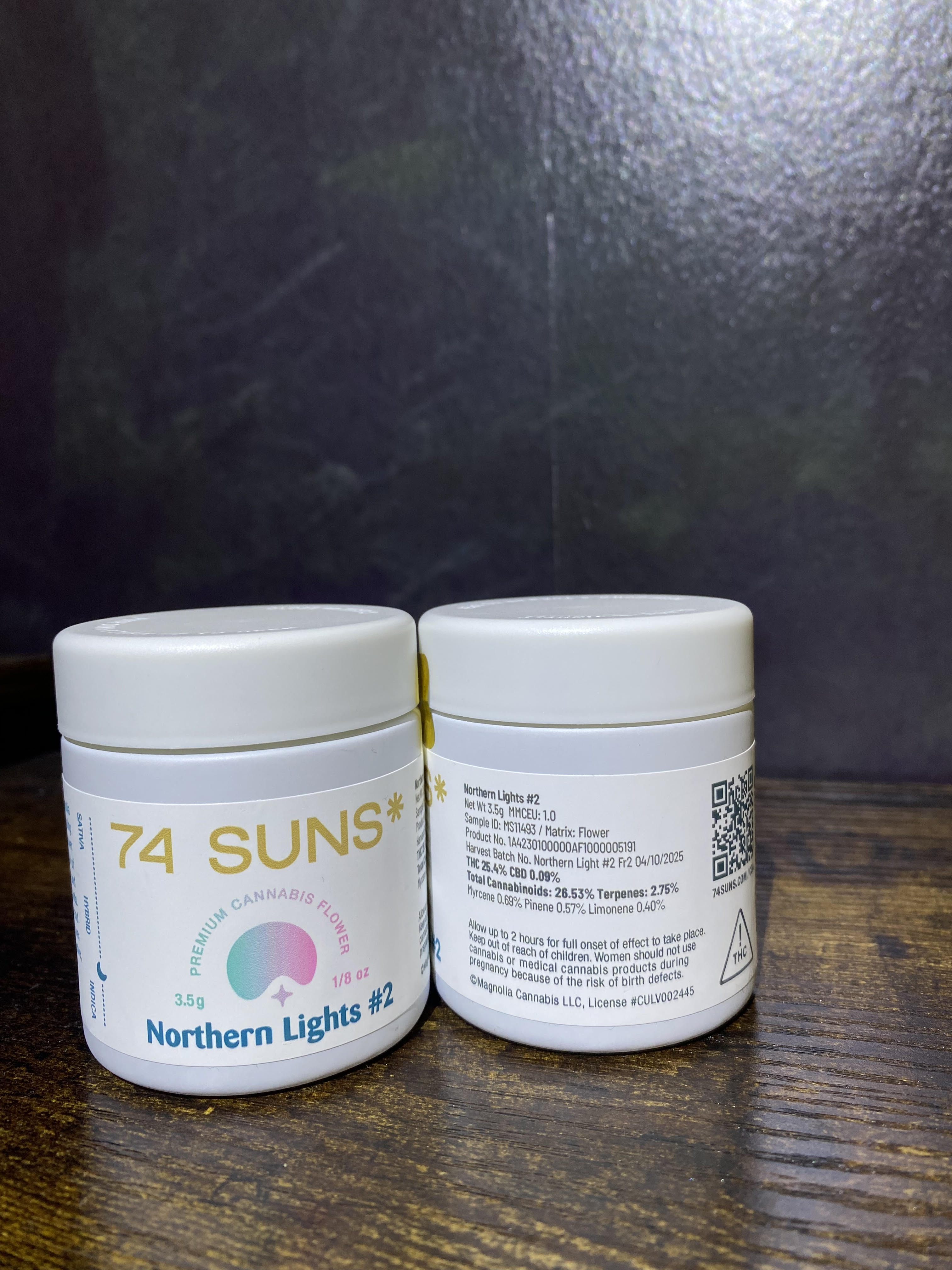 Photograph of product: Northern Lights #2 74 Suns - 3.5g