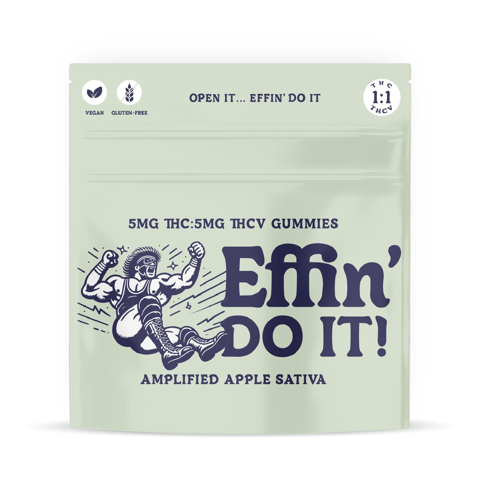 Photograph of product: Effin' - Do It Amplified Apple 1:1 (TH-oui:TH-ouiV) - Gummies - 100mg