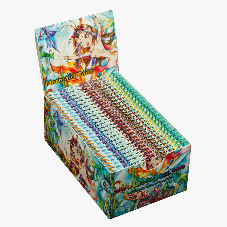 Photograph of product: Linda Biggs | Mermaid Tails | Hemp Rolling Papers