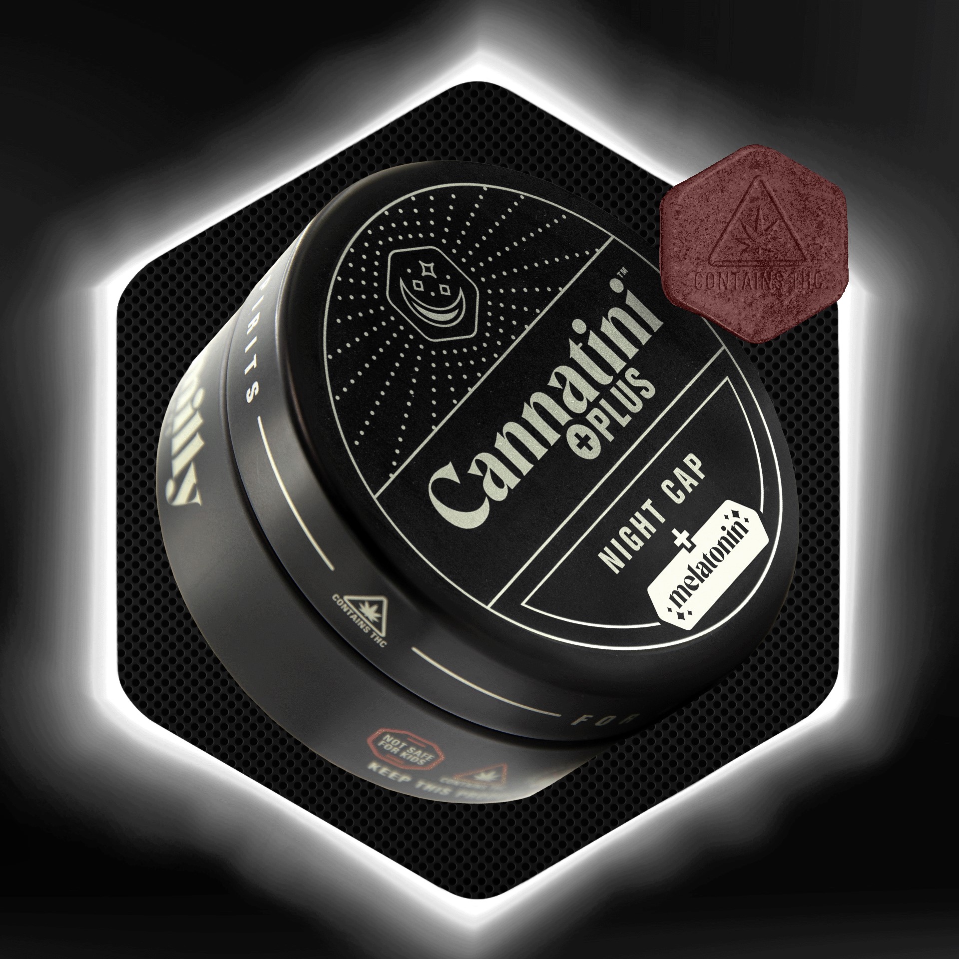 Photograph of product: Blackberry Martini RSO (2:1:1:1 TH-oui:CBD:CBN:Melatonin) Gummies 20pk (TAX INCLUDED)