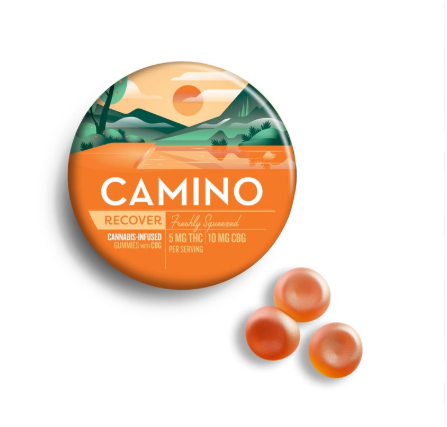 Photograph of product: Camino Freshly Squeezed with CBG 5:10 Gummies 00197