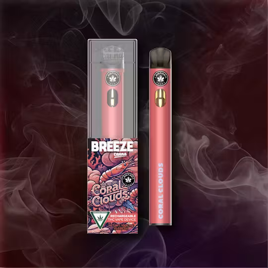 Photograph of product: Coral Clouds 1g All in One Pen by Breeze Canna x LegaSea