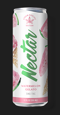Photograph of product: Watermelon Gelato Seltzer 5mg/12oz. - 5mg/12oz