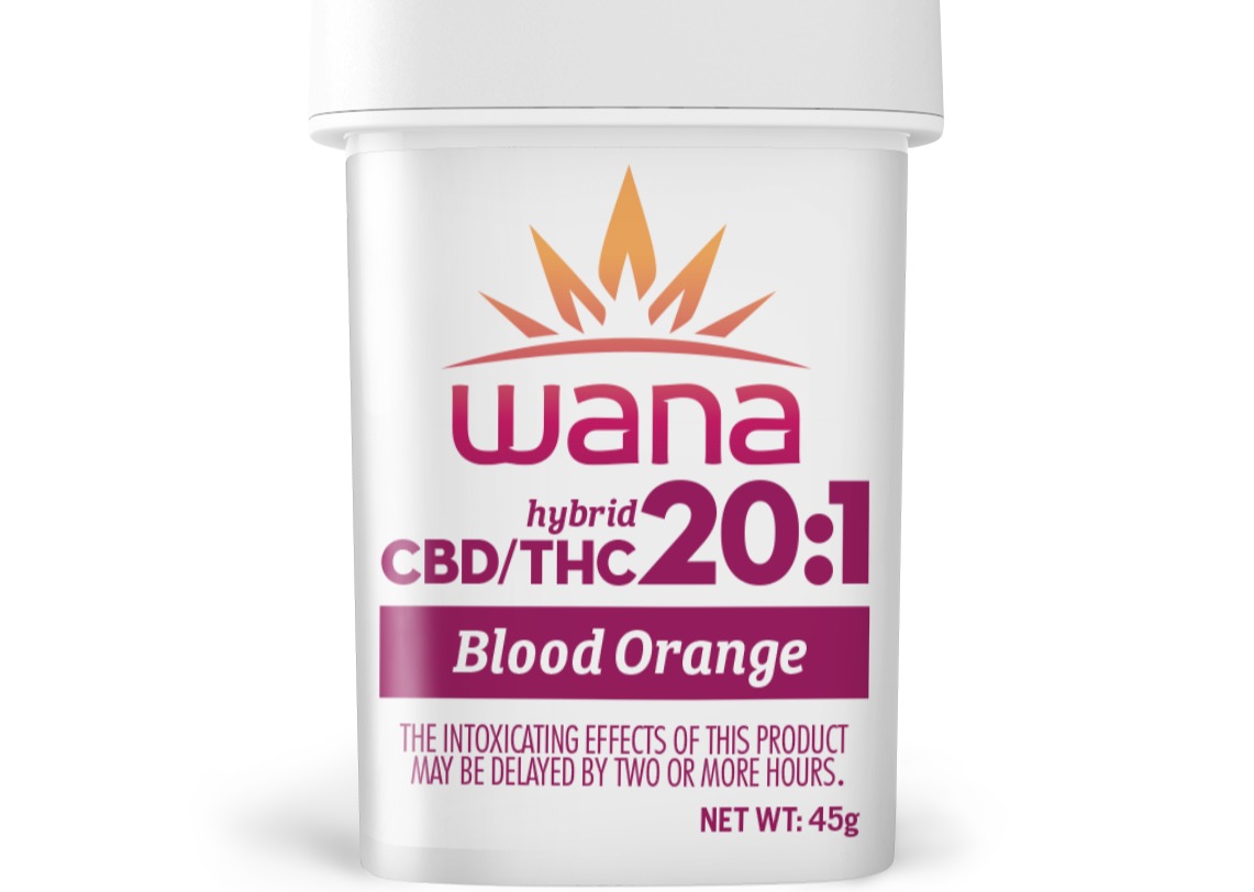 Photograph of product: Wana - Blood Orange - 10pk/100mg -20:1 (CBD:THC)