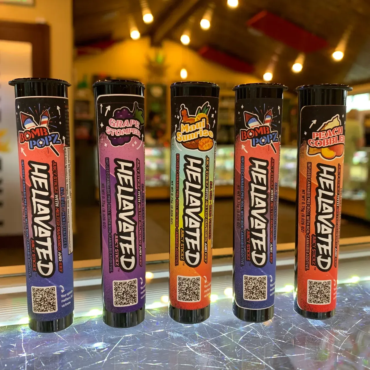 Photograph of product: Hellavated - Maui Sunrise Botanical Infused Preroll 0.5g