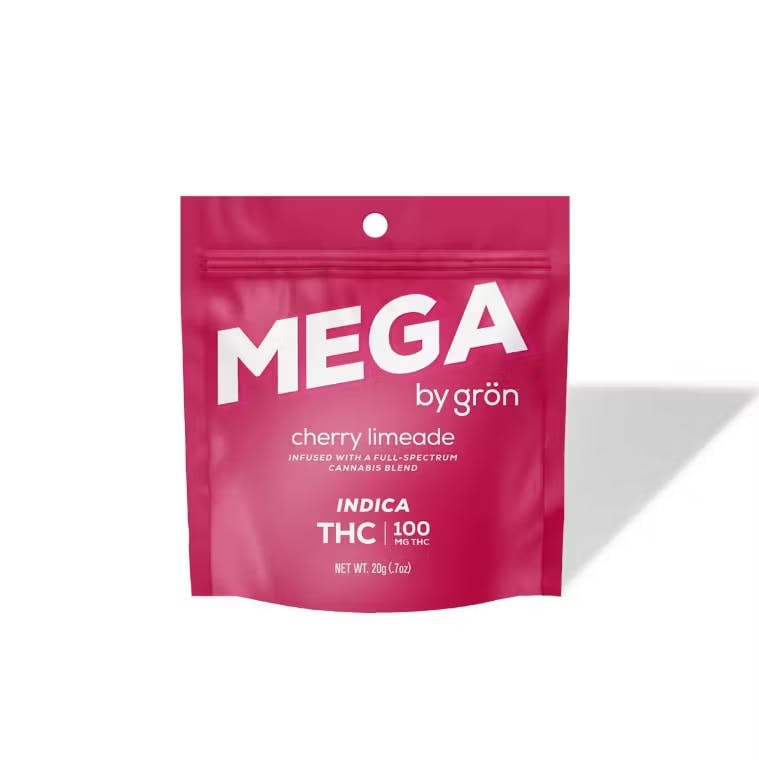 Photograph of product: Gron Cherry Limeade Mega Pearls - 100mg