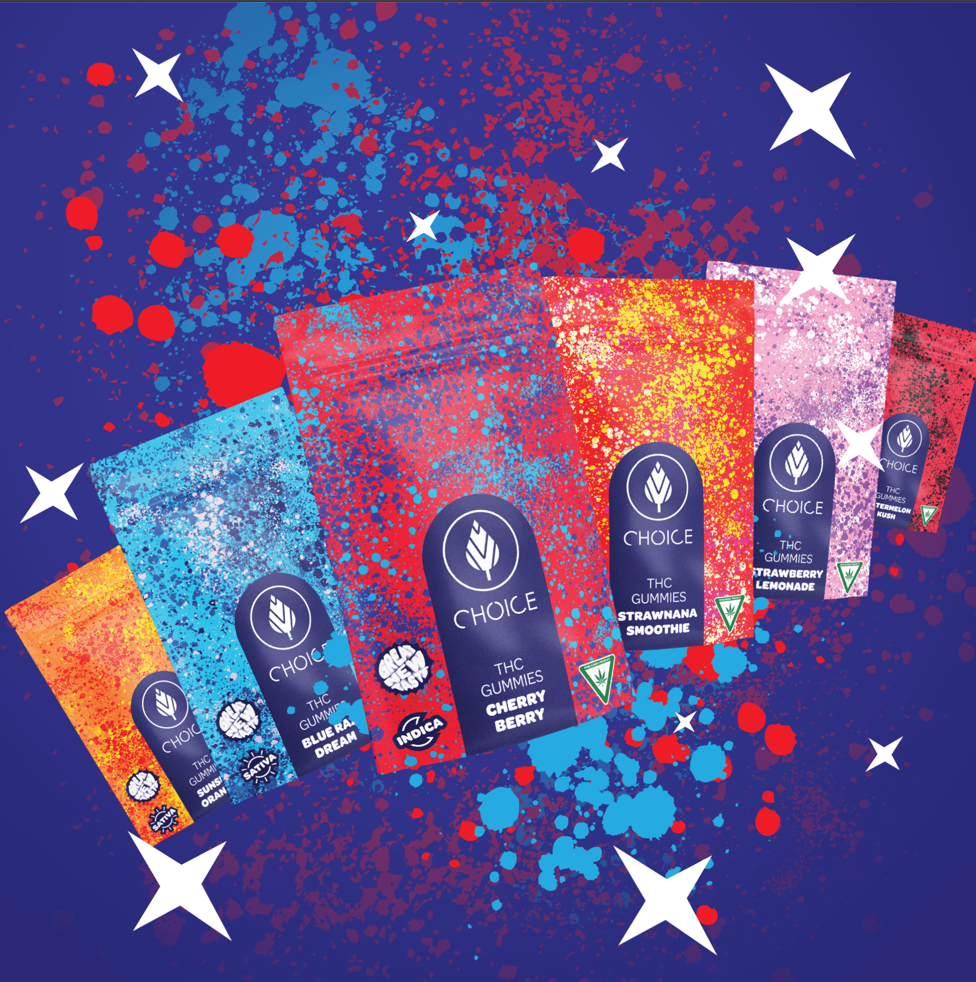 Photograph of product: 100mg : Chronic Cherry Berry Chew : Oui'd