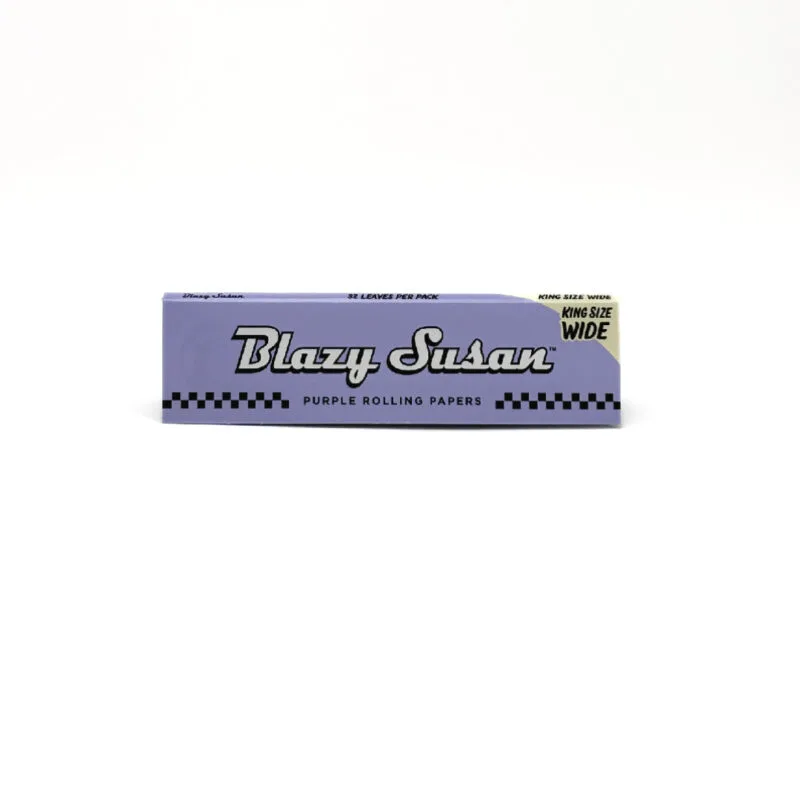 Photograph of product: Blazy Susan - Purple King Size Slim Rolling Papers