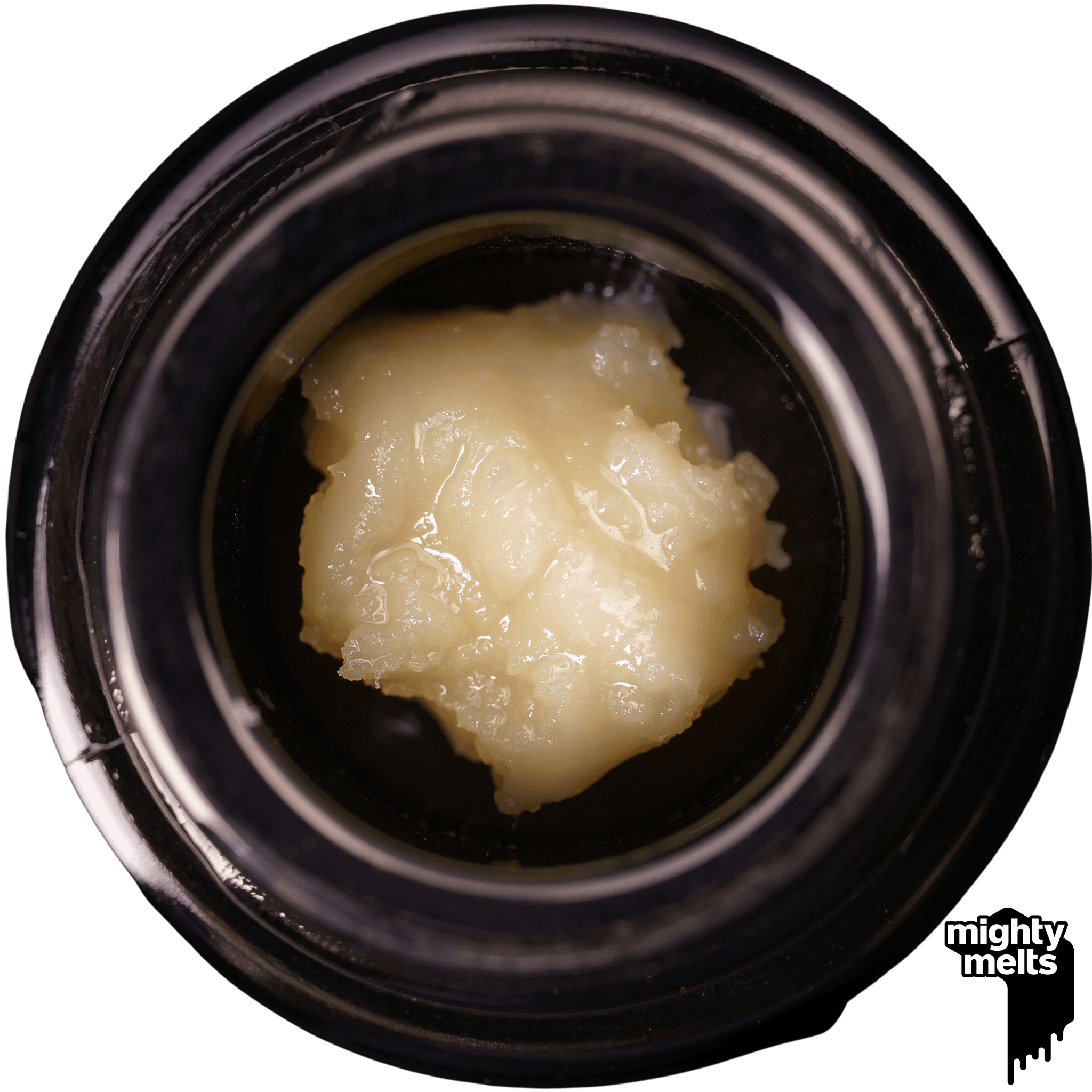Photograph of product: Mighty Melts Strawberry Pie Cold Cure Rosin 1g