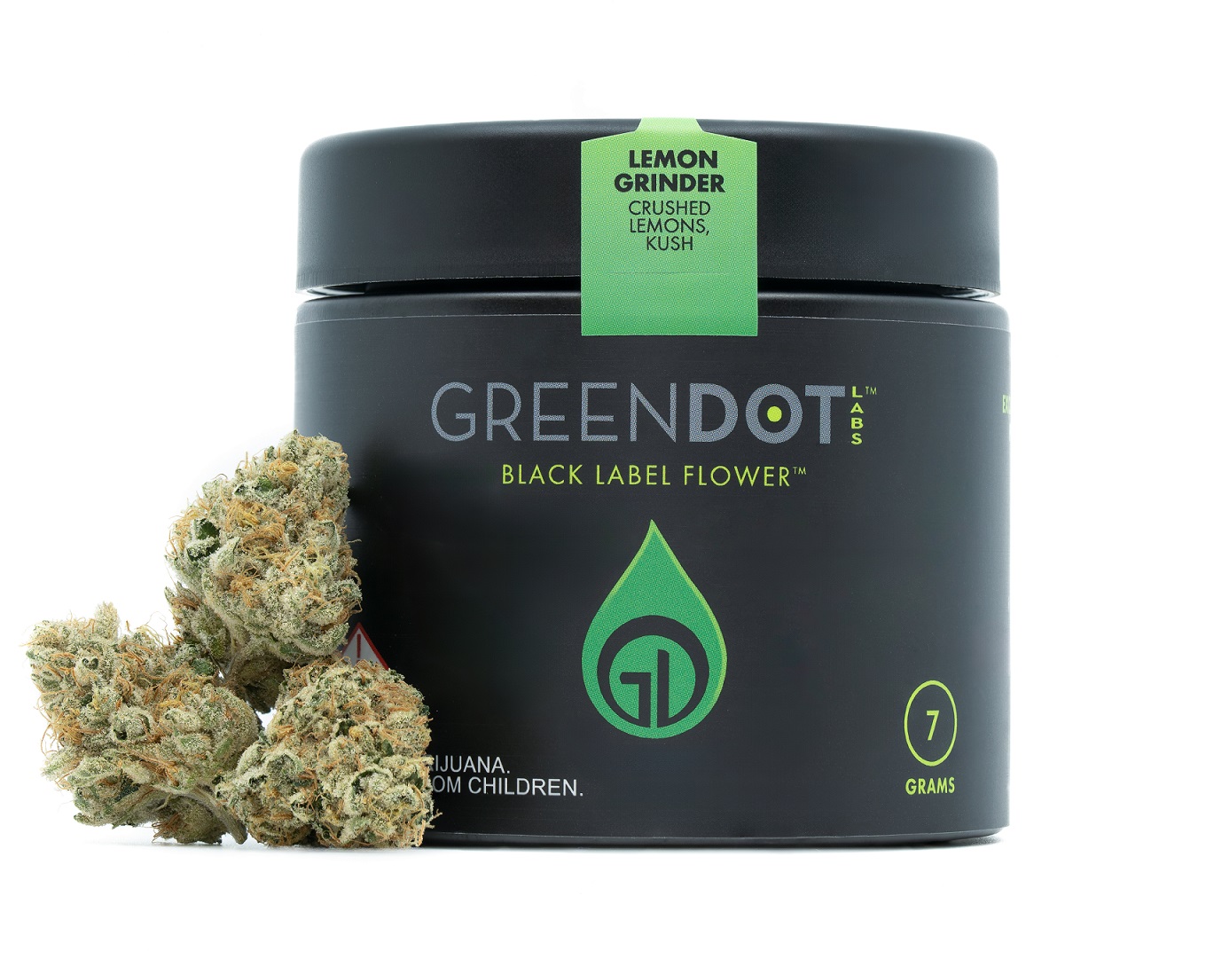 Photograph of product: Green Dot Labs Lemon Grinder Flower - 14g