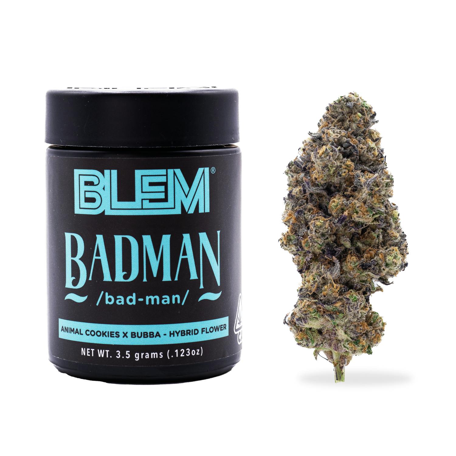 Photograph of product: BLEM | Flower H | Badman - 3.5g