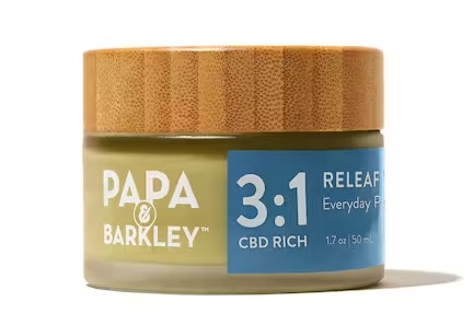 Photograph of product: Papa & Barkley | Solventless Releaf Balm | 3:1 CBD / TH-oui Topical | 1.7oz Jar