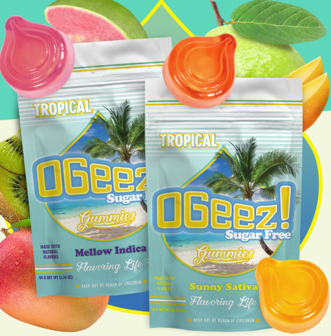 Photograph of product: Sunny Oui'd - Tropical Sugar Free 10pk | 100mg
