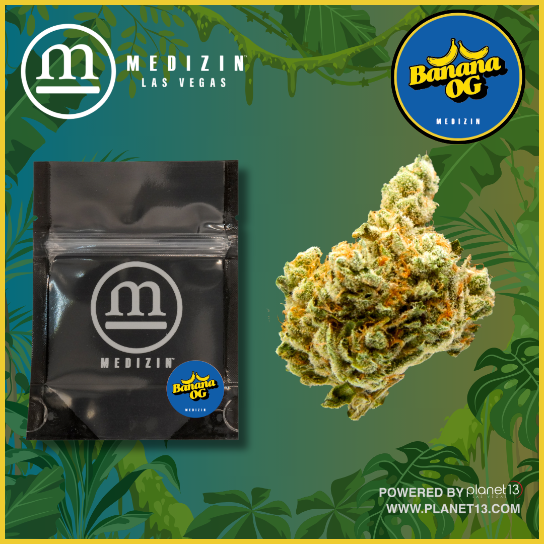 Photograph of product: Medizin Banana OG (I) Flower 3.5g