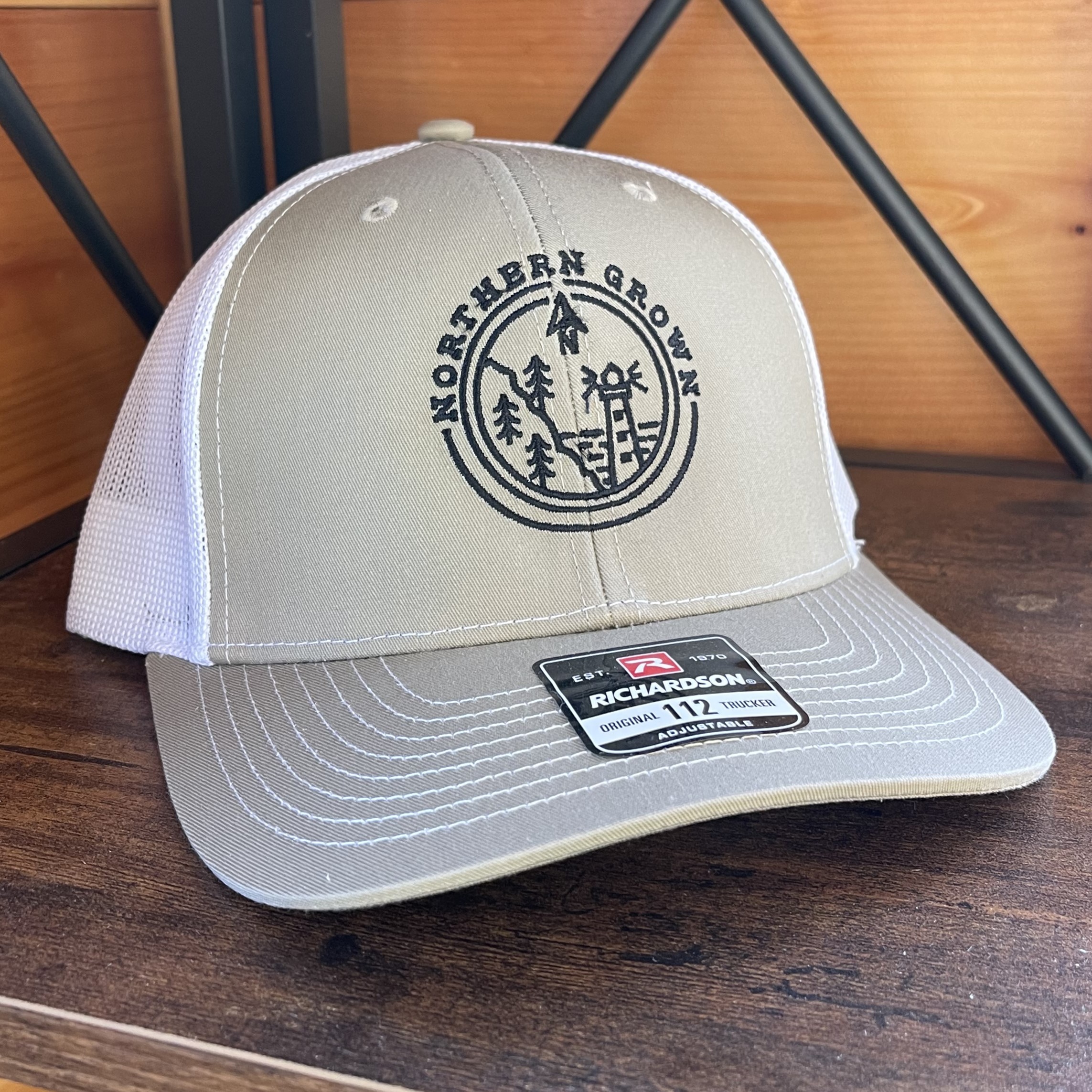 Photograph of product: Northern Grown Tan Trucker Cap