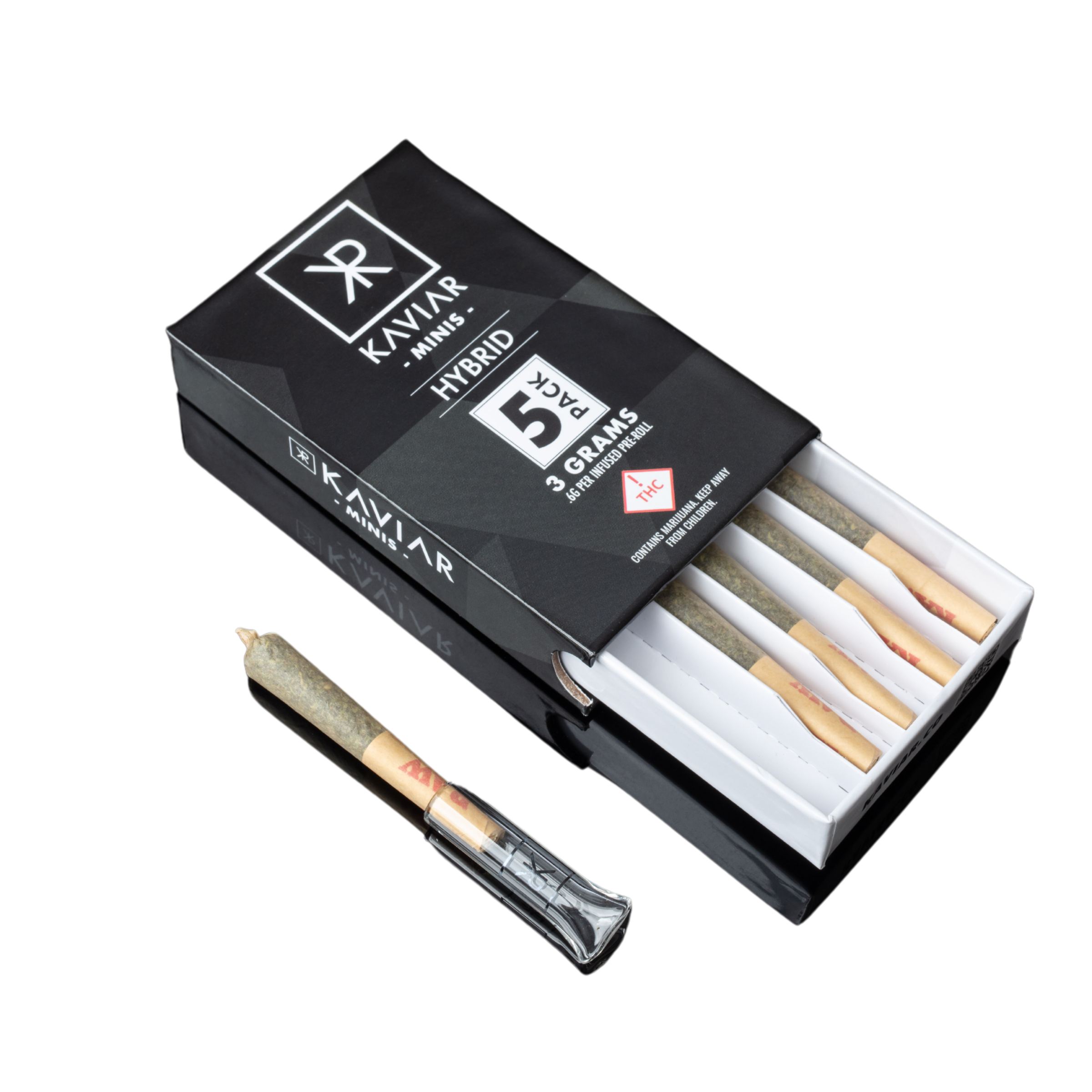Photograph of product: Kaviar Minis - Hybrid Pre-Roll 5-Pack