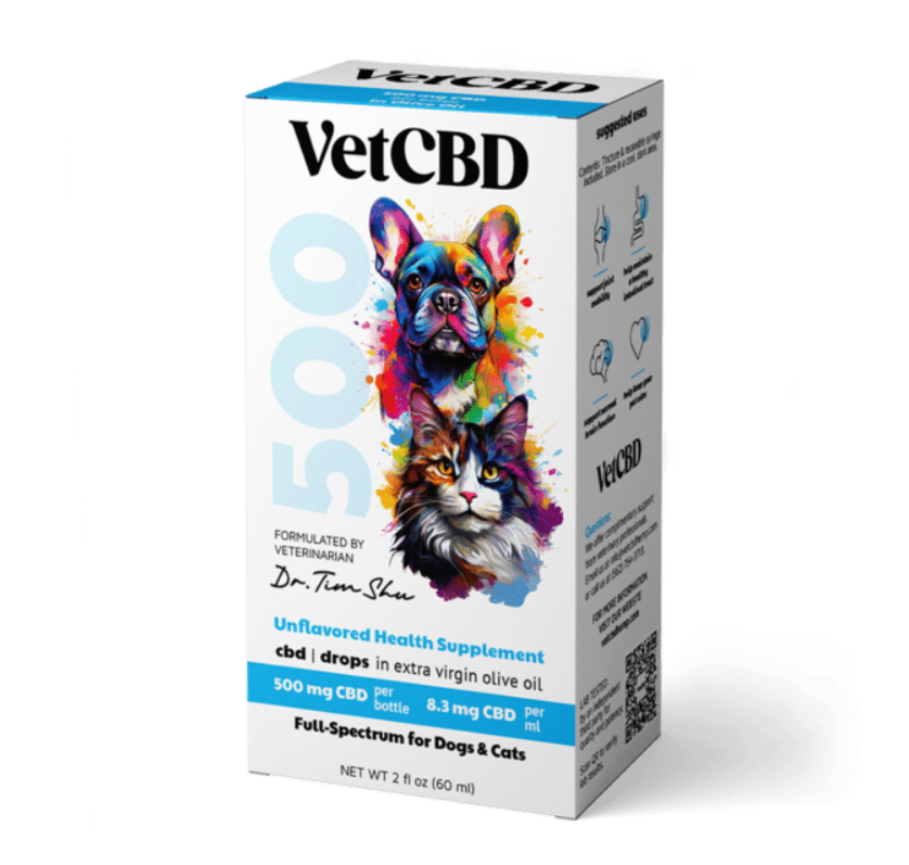 Photograph of product: VetCBD | 500mg CBD | Full Spectrum Tincture