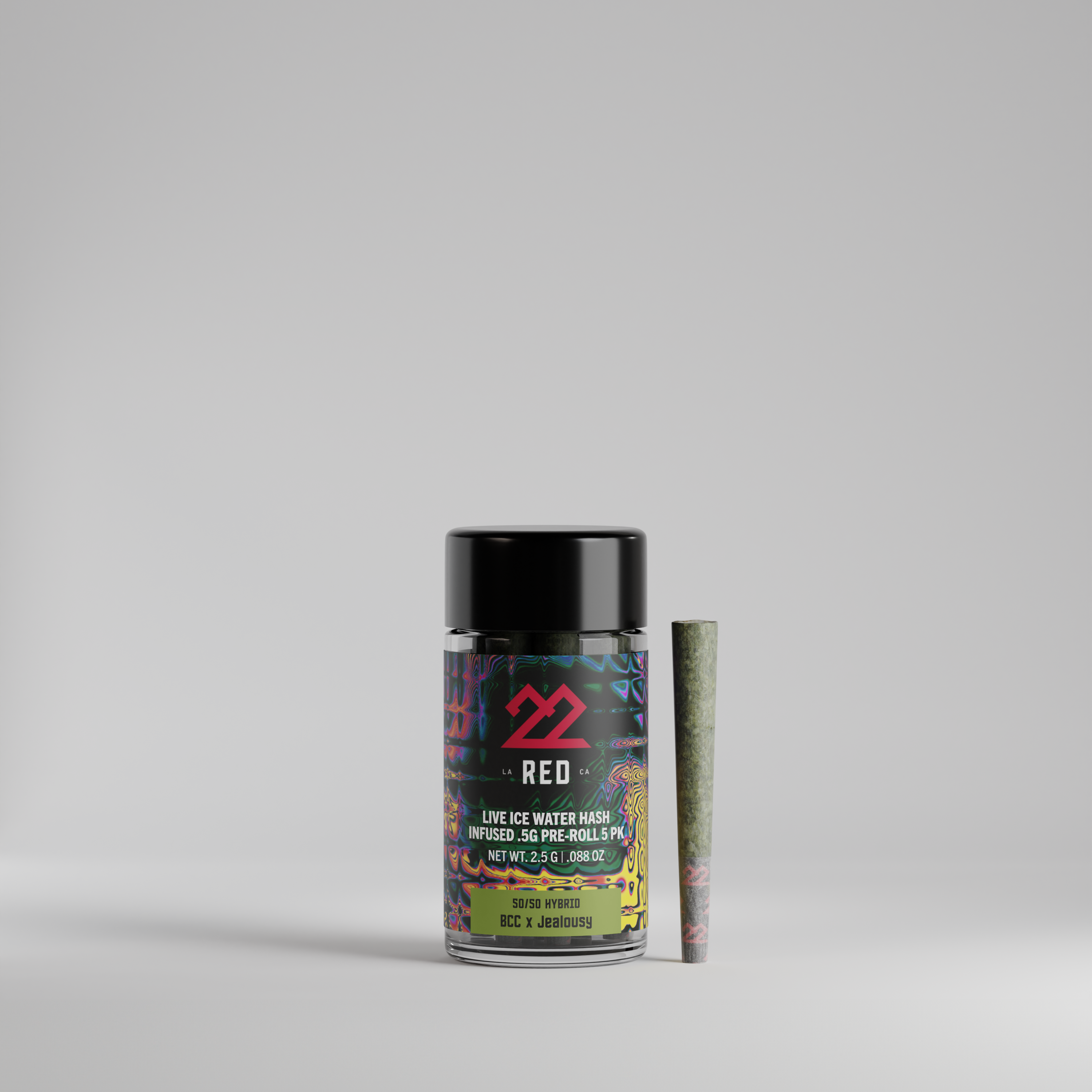 Photograph of product: au chocolat Infused Jokerz Pre-Roll Pack 2.5g (5-Pack | 0.5g Each)