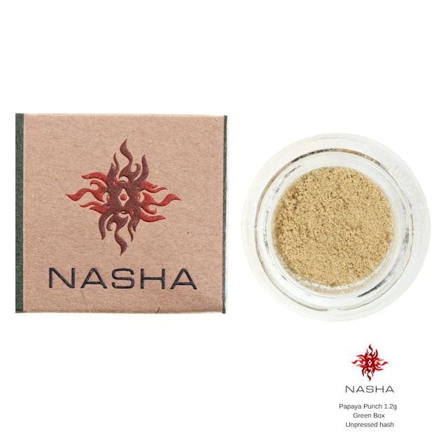 Photograph of product: Papaya Punch | 1.2g Green Unpressed au chocolat