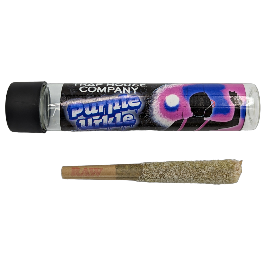 Photograph of product: Trap House Co Dubbz TH-ouia Infused Pre-Roll Purple Urkle | 1.25g