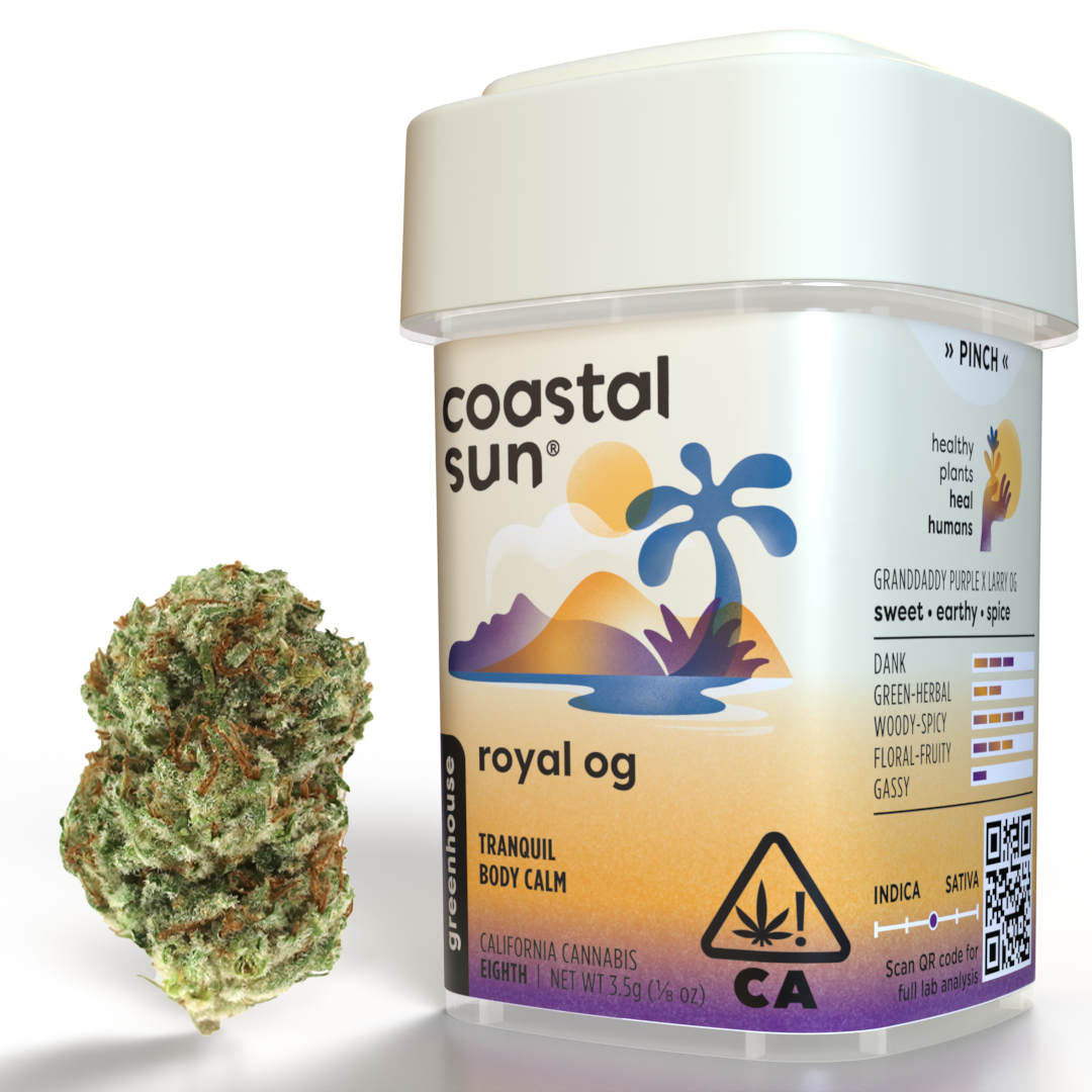 Photograph of product: Royal OG Greenhouse Flower 3.5g