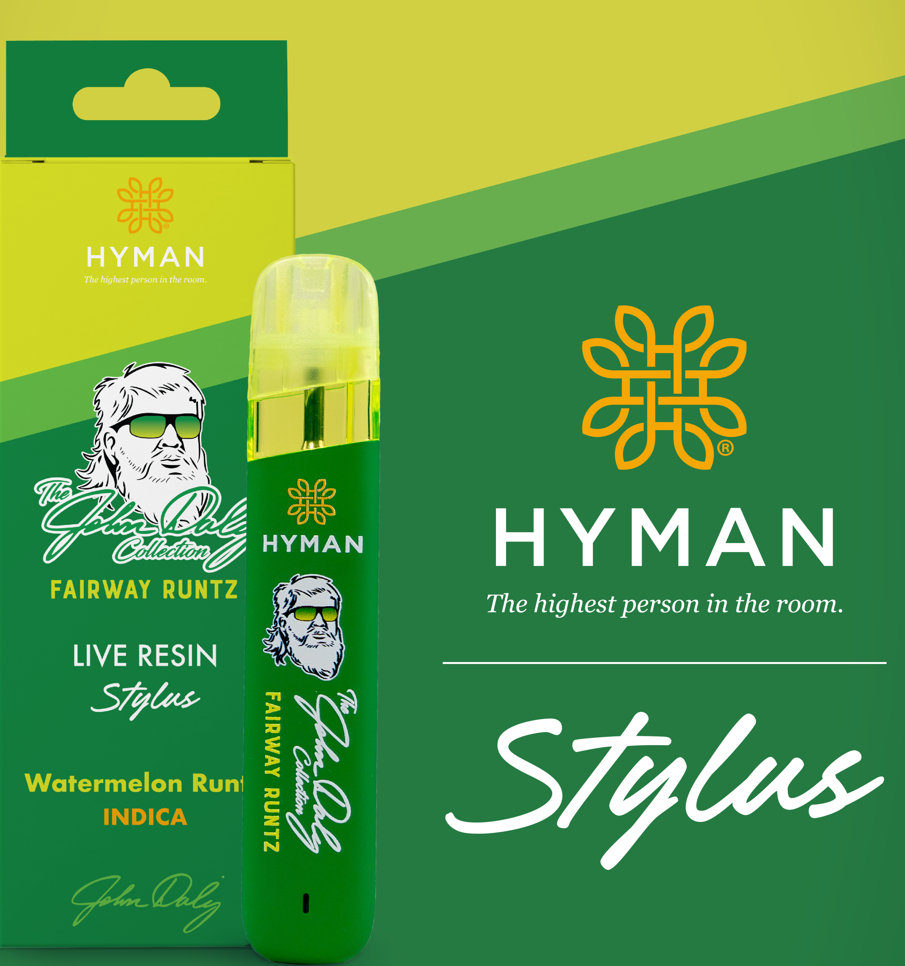 Photograph of product: AU Hyman: Fairway Runtz Live Resin Stylus (I) (The John Daly Collection)