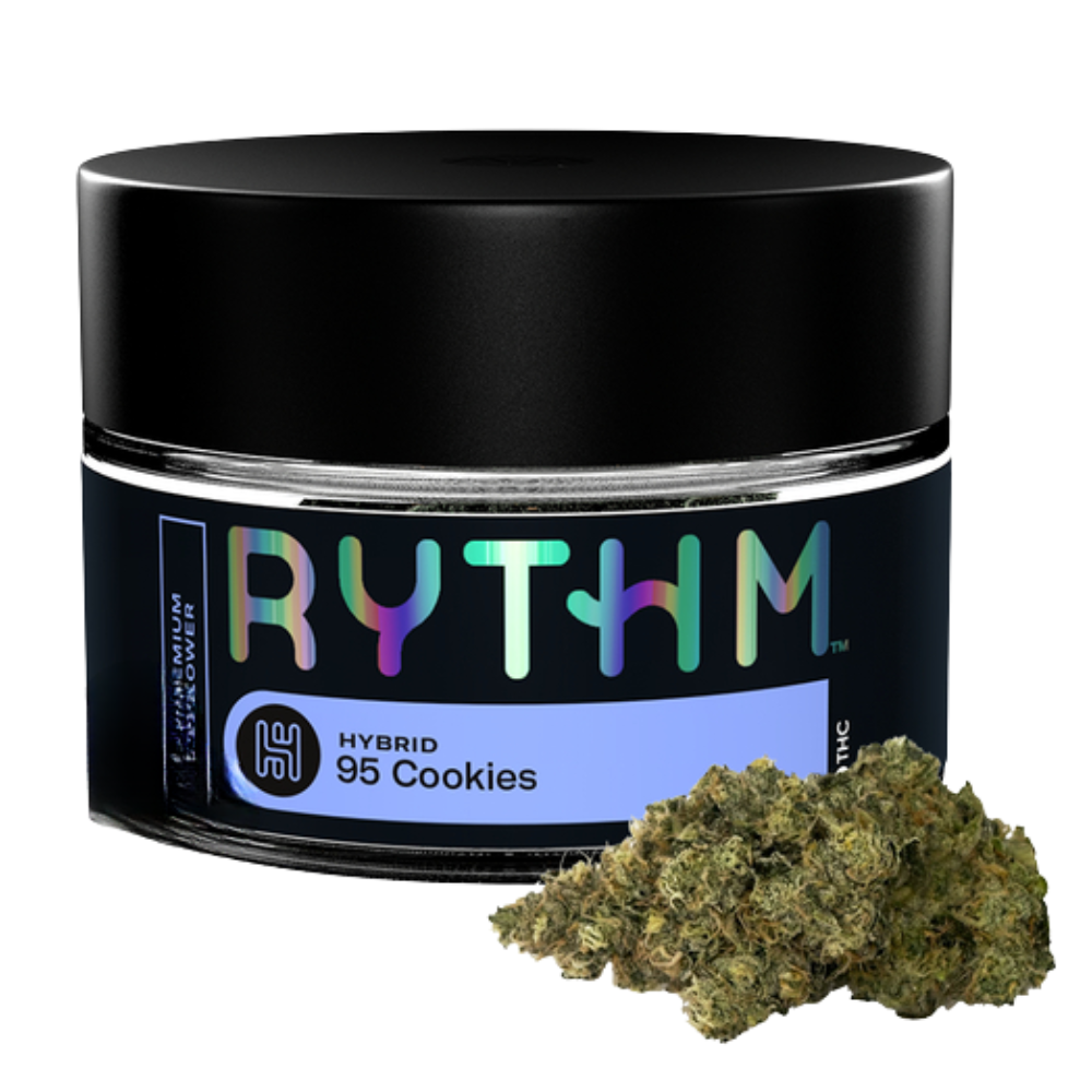 Photograph of product: Rythm | 95 Cookies | Flower - 3.5g