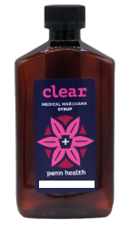 Photograph of product: Clear Syrup [1:1 TH-oui:CBD] (Peach)