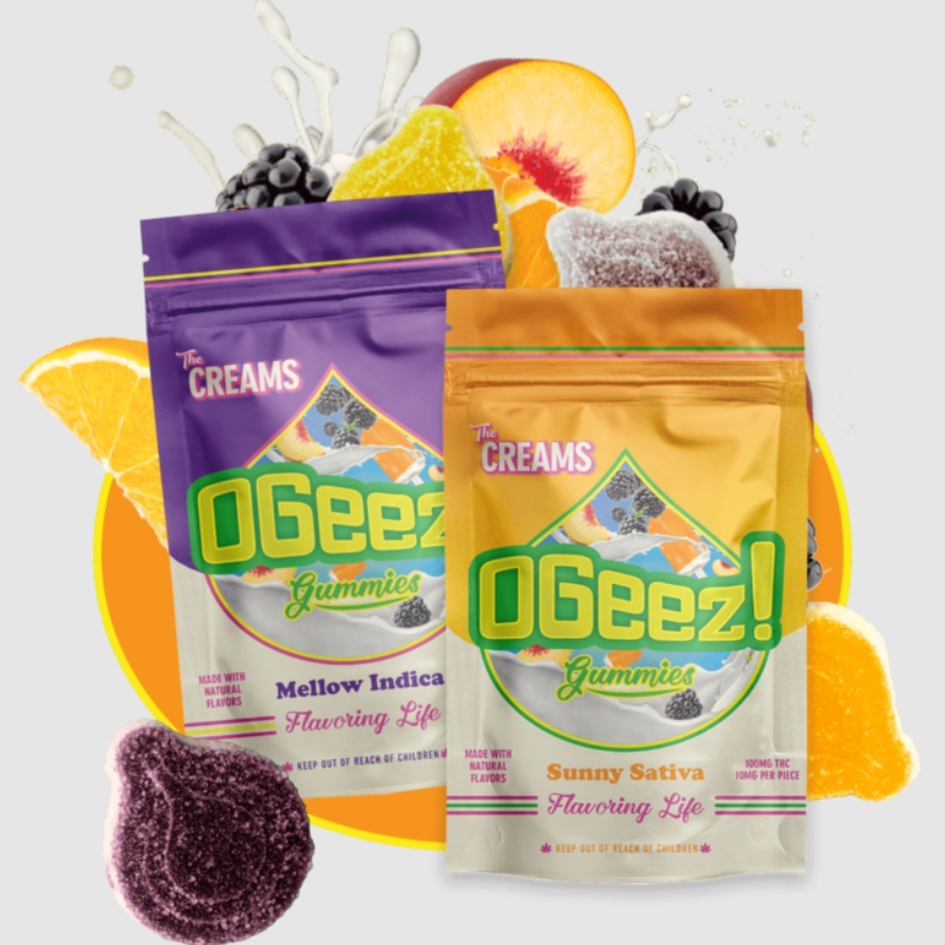 Photograph of product: OGeez! - The Creams Sunny Oui'd - 100mg (10pcs)