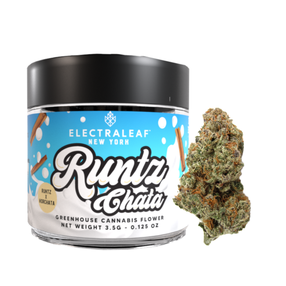 Photograph of product: Electraleaf - Runtzchata - Flower - 3.5g